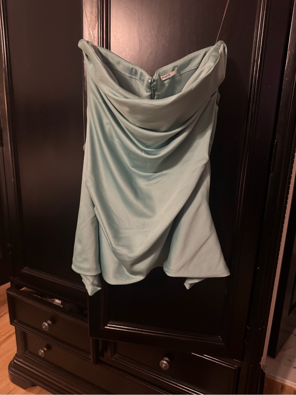 House of CB Jasmine Mint Draped Dress